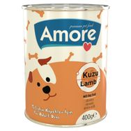 Amore 400 gr Tahılsız Kuzu Parça Etli Yetişkin Köpek Konservesi