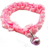 Amore Cat Pembe Fırfırlı Kedi Tasması