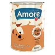 Amore Dog Chunks Kuzu Parça Etli 6'lı Yetişkin Köpek Konserve Maması