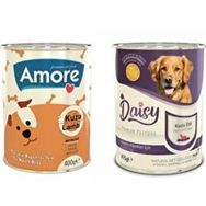 Amore Kuzu Parça Etli 12x400 gr Yetişkin Köpek Konserve Mama