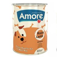Amore Kuzu Parça Etli 24'lü Yetişkin Köpek Konserve Maması