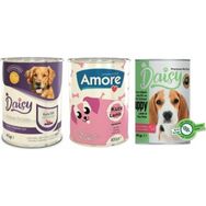 Amore Kuzu Parça Etli 6'lı Yavru Köpek Konserve Maması