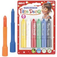 Amos 5784122 Blister 6'lı Yüz Boyası