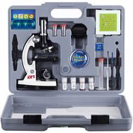 AmScope 120X-1200X 52-PCS Kids Beginner Microscope