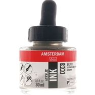 Amsterdam 30 ml Silver Akrilik Mürekkebi