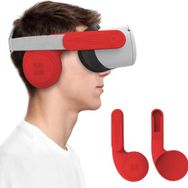 Amvr Kırmızı Oculus Quest 2 İle Uyumlu Gelişmiş Silikon Kulaklık