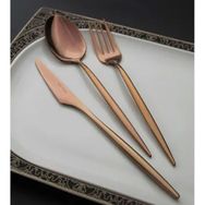 Amy Klaus Luxury Bronz 84 Parça Bronz Çatal Kaşık Bıçak Takımı