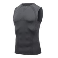 AMZSPORT 111013 Kolsuz Gri Erkek Spor T-shirt