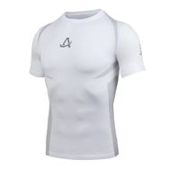 AMZSPORT 112018 Kısa Kollu Beyaz Erkek Spor T-shirt