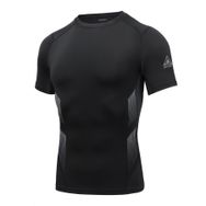 AMZSPORT 112021 Kısa Kollu Siyah Erkek Spor T-shirt