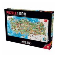 Anatolian 1500 Parça Panorama Türkiye Haritası Puzzle
