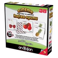 Anatolian 7406 Meyveler ve Sebzeler Hafıza Oyunu