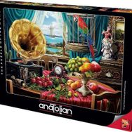 Anatolian Gramofon Still Life With Fruit 1000 Parça Puzzle