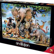 Anatolian Gülümse Puzzle-Africa Smile 1000 Parça Puzzle
