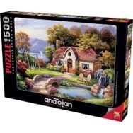 Anatolian Taş Köprü Konağı Stone Bridge Cotage 1500 Parça Puzzle