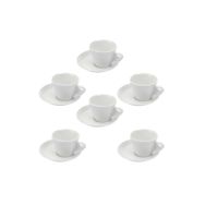Ancap Giotto Porselen 180 ml 6 Parça Cappuccino Tabak ve Fincan Takımı