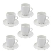 Ancap Verona Porselen 130 ml 6 Parça Doppio Espresso Tabak ve Fincan Takımı