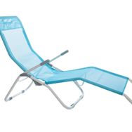 Andoutdoor Mavi Tumbona Katlanır Şezlong