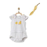 Andywawa AC21573R Happy Chicky White 12 Ay Bebek Tulum Set Takım