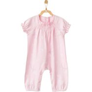 Andywawa AC21794R Kız Bebek Çiçek Desenli Pembe Tulum