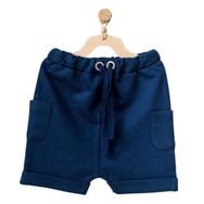 Andywawa AC21875R Erkek Bebek Lacivert Bağcıklı Cepli Şort