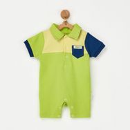 Andywawa AC22528 Yeşil Curocodile Bebek Tulumu