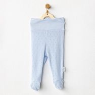 Andywawa AC24706 Jacquard Patikli Blue Bebek Pantolon