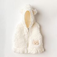 Andywawa AC25138 Vest Plush Basic Bebek Yelek