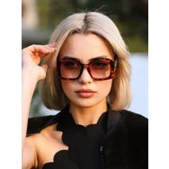 Angel Eyes AE1019C1 Kahverengi Camlı Desenli Çerçeveli Kadın Güneş Gözlüğü
