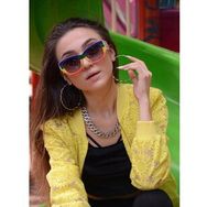 Angel Eyes AE1812C6B3642 Dikdörtgen Kadın Güneş Gözlüğü