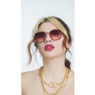 Angel Eyes AE2008C7B4472 Dikdörtgen Bordo Unisex Güneş Gözlüğü