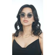 Angel Eyes AE20495120143C50 Oval Krem Kemik Çerçeve Unisex Güneş Gözlüğü