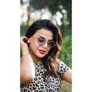 Angel Eyes AE2104C7 Yuvarlak Mor Çerçeceli Unisex Güneş Gözlüğü