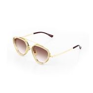 Angel Eyes B4938 Gold Geometrik Çerçeve Unisex Güneş Gözlüğü