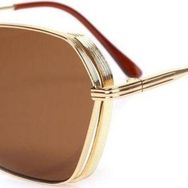 Angel Eyes YW-8056J Dikdörtgen Kahverengi Unisex Güneş Gözlüğü