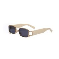 Angel Eyes YW8032B-C Dikdörtgen Krem Unisex Güneş Gözlüğü