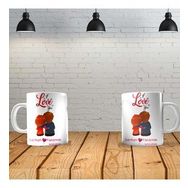 Angel Of Life I Love You 4 Kişiye Özel Baskılı Yeni Tasarım Sihirli Kupa Bardak