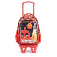 Angry Birds 87897 Kırmızı Tekerlekli Erkek Çocuk Sırt Çantası