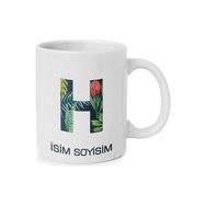 Anı Diyarı Kişiye Özel H Harfli Isim Yazılı Kupa Bardak