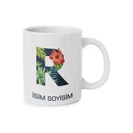 Anı Diyarı Kişiye Özel R Harfli Isim Yazılı Kupa Bardak