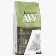 Animal World 1,5 kg Kuzu Etli Yetişkin Kedi Maması
