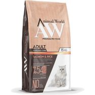 Animal World 2x1 kg Somonlu Kısırlaştırılmış Kuru Kedi Maması