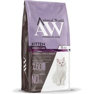 Animal World Kitten Tavuk Balık ve Karidesli Yavru 15 kg Kedi Maması