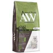 Animal World Kuzu Etli 15 kg Yetişkin Kedi Maması