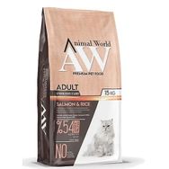 Animal World Somonlu Pirinçli Özel Kısırlaştırılmış 15 kg Kuru Kedi Maması