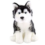 Animals Of The World Floppy Siyah Husky 28 cm Peluş Oyuncak