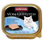 Animonda 100 gr Vom Feinsten Mildes Menu Hindi Etli ve Alabalıklı Yetişkin Konserve Kedi Maması