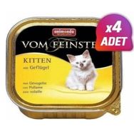Animonda 4x100 gr Vom Feinsten Kümes Hayvanlı Yavru Kedi Konservesi