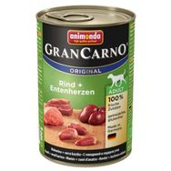 Animonda Gran Carno Sığır Etli ve Ördek Yürekli 400 gr Köpek Konserve