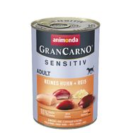 Animonda GranCarno Sensitive Pure 400 gr Tavuk Etli ve Pirinçli Yetişkin Köpek Konservesi